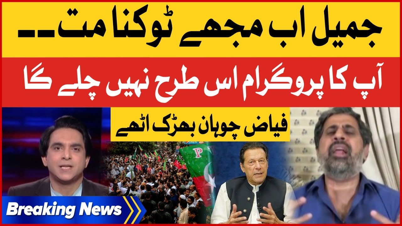 Fayyaz ul Hassan Chohan Got Angry In Live Show | Jameel Farooqui Analysis | Breaking News