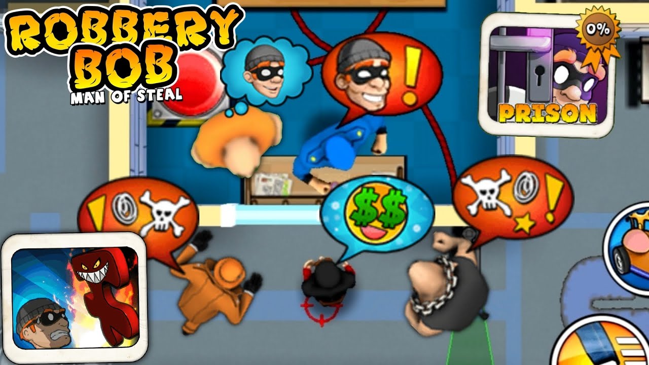 Robbery Bob - Prison Chapter Gameplay Walkthrough Ep 103