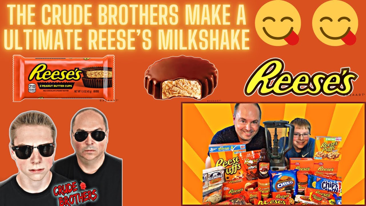 Reacting To The Crude Brothers Making A Ultimate Reese&rsquo;s Milkshake‼️‼️‼️‼️