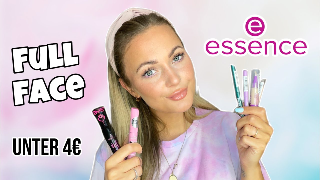 Komplettes Make Up nur mit ESSENCE PRODUKTEN UNTER 4€ ! Drogerie Full Face Make Up Look - Mrsbibii