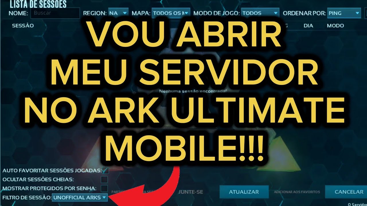 Finalmente Vou ABRIR meu SERVIDOR no Ark Ultimate Mobile - Noticia dos Serves