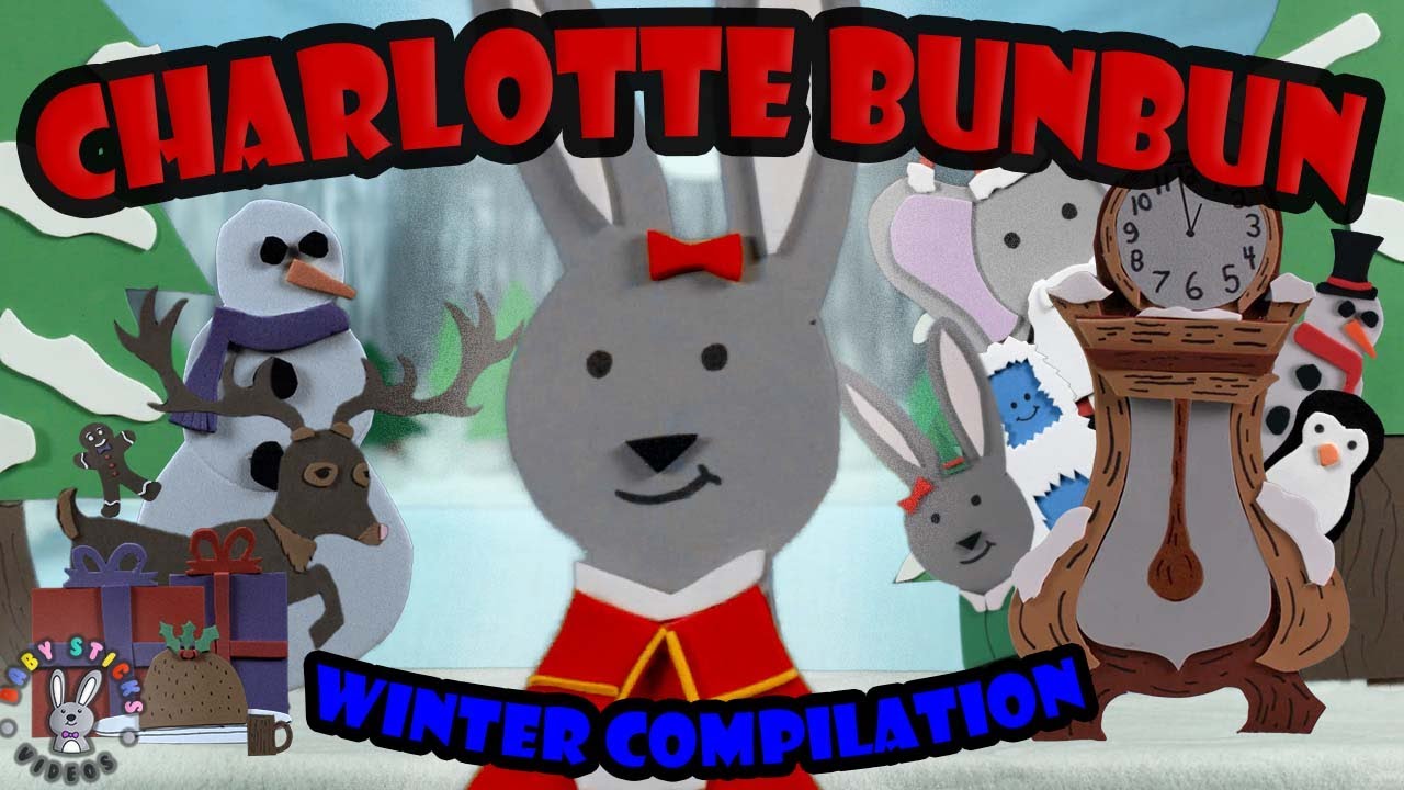 Hickory Dickory Winter and More Nursery Rhymes | Charlotte BunBun | Baby Sticks Videos