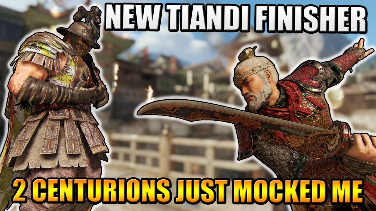 НОВЫЙ ФИНИШЕР ТИАНДИ &mdash; 2 центуриона просто ПОИЗДЕВАЛИСЬ надо мной | For Honor