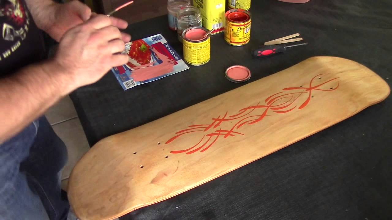 Cour De Pinstriping En Français, Le Scrolling Par David Le Pinstrippeur