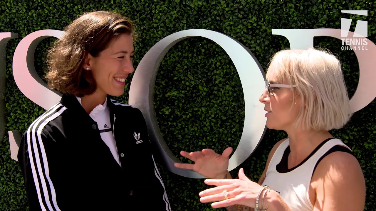 #GameSetMattek Garbine Muguruza 2017 US Open Media Day
