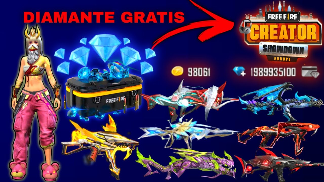 CUM SĂ BAGI DIAMANTE GRATIS PE FREE FIRE + CREATOR , BIFĂ 🙂