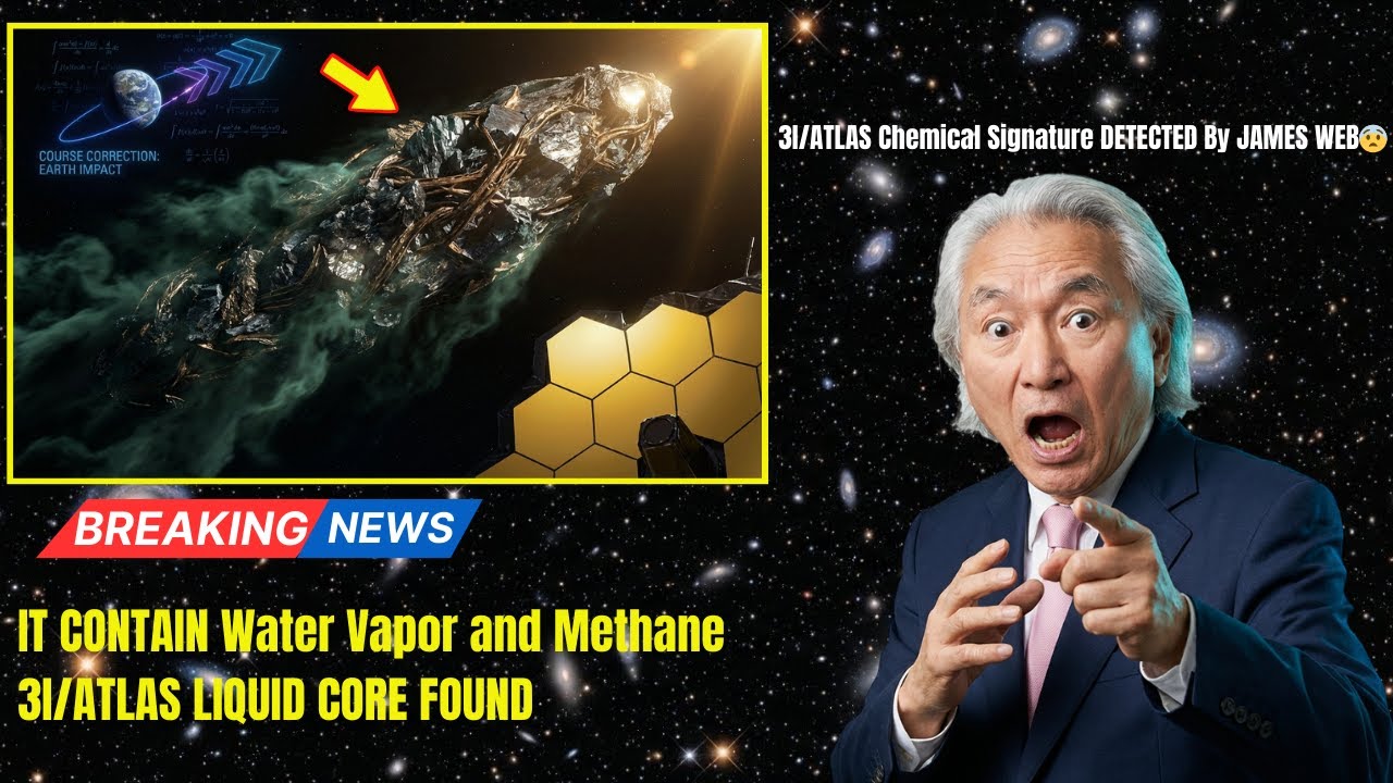 James Webb Just Detected 3I/ATLAS's Chemical Signature — Water Vapor and Methane | Michio Kaku