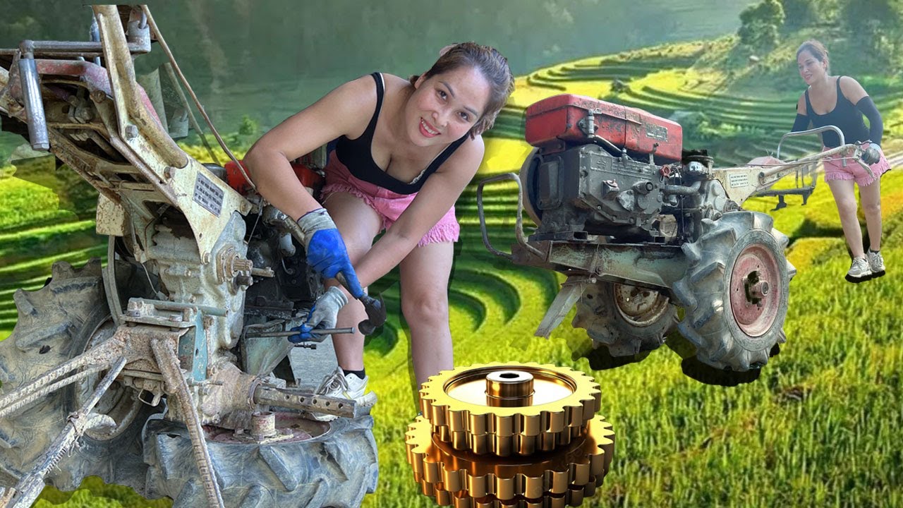Genius Girl - Repair Complete Restoration Of Agricultural Plowing, Oil Engine Tractor / Meliora