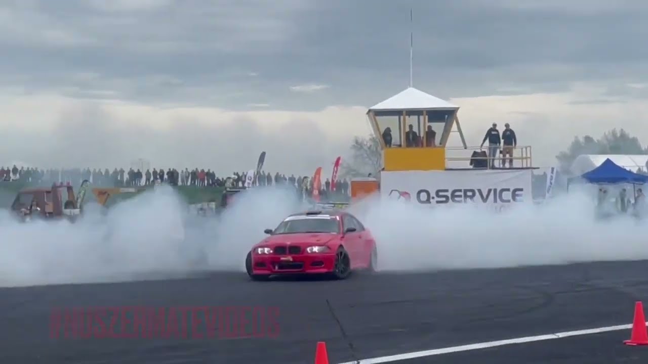 Bence Gáspár - BMW E46 LS3 N/A drifting at Drift Kings International Series 2023 Rd 1 Tököl Arena🇭🇺
