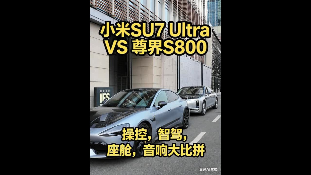 小米SU7 Ultra VS 尊界S800 谁是你的梦中情车 操控，智驾，座舱，音响大比拼。谁是你的梦中情车？#小米 #小米汽车 #尊界S800 #小米SU7