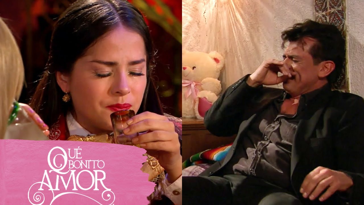 María y Santos ahogan sus penas en alcohol  | Qué bonito amor | C-84 | tlnovelas