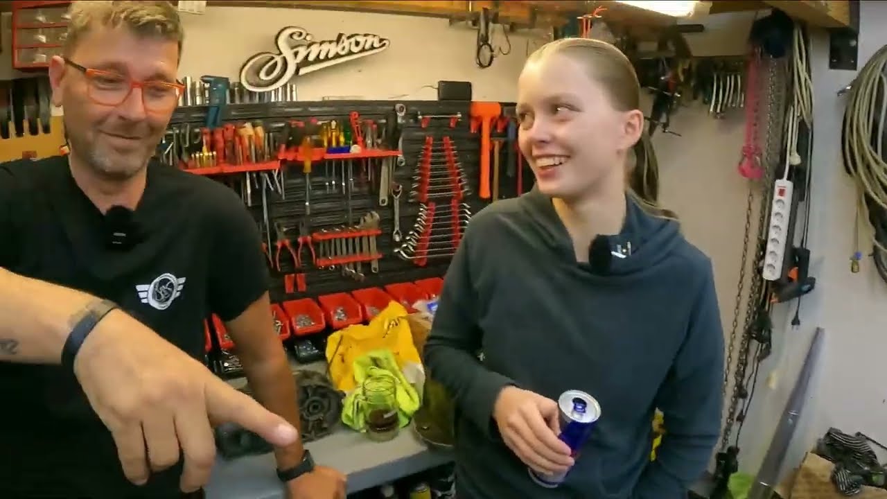 Männertours Schwalbe....was ein schei......Motor. Wir können