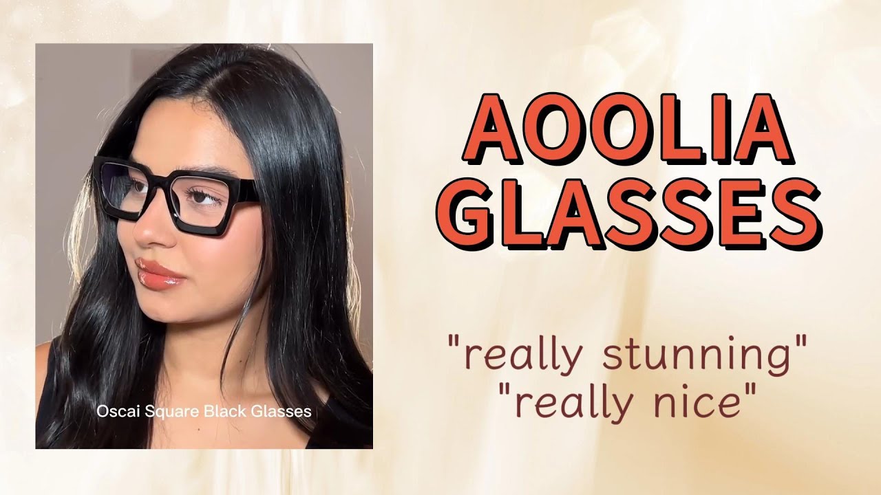 Step into the spotlight with these bold Glasses!