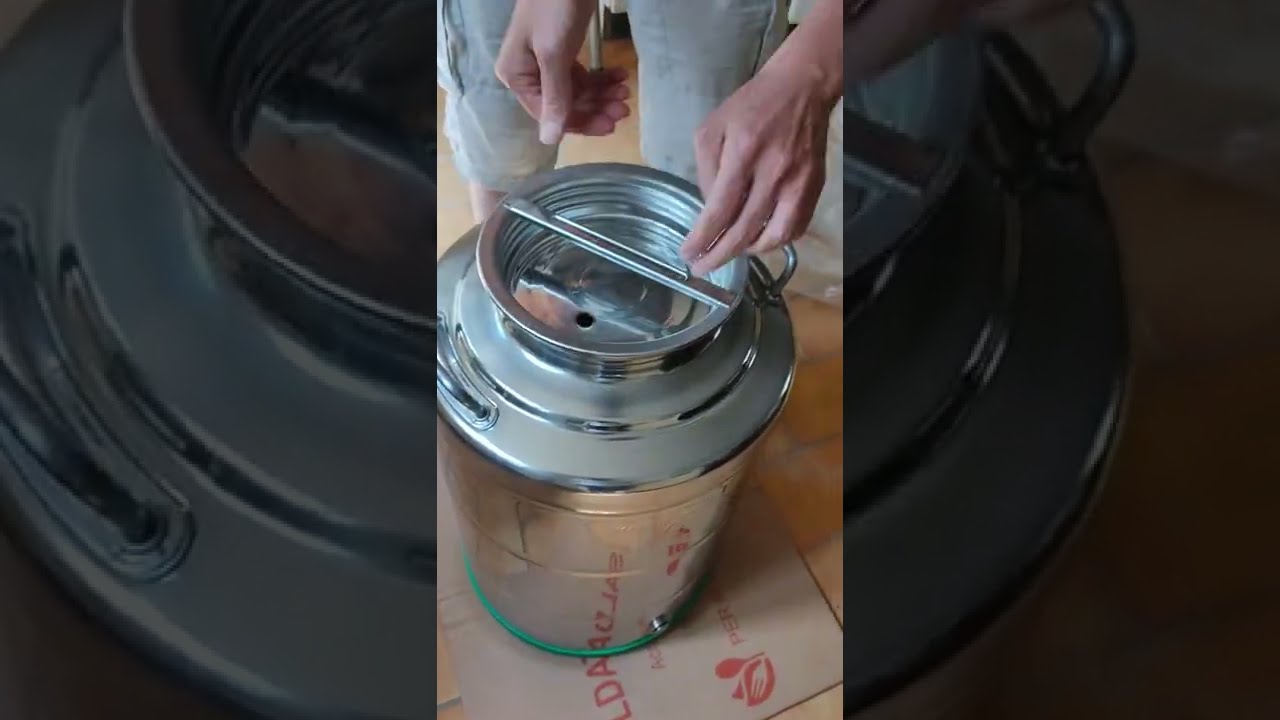 Première cuve en Inox