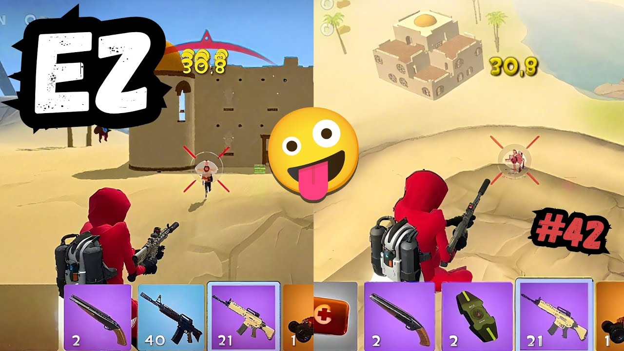 LE DÉSERT EST DEVENU MON TERRAIN DE CHASSE 🙂‍↕️ - ROCKET ROYALE 🚀 IOS - ANDROID @GameSpireLtd 