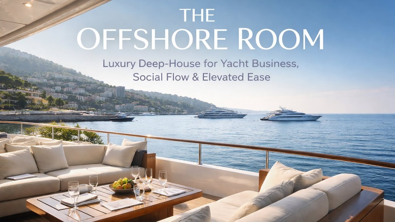 THE OFFSHORE ROOM – Luxury Deep-House for Yacht Business & Social Flow