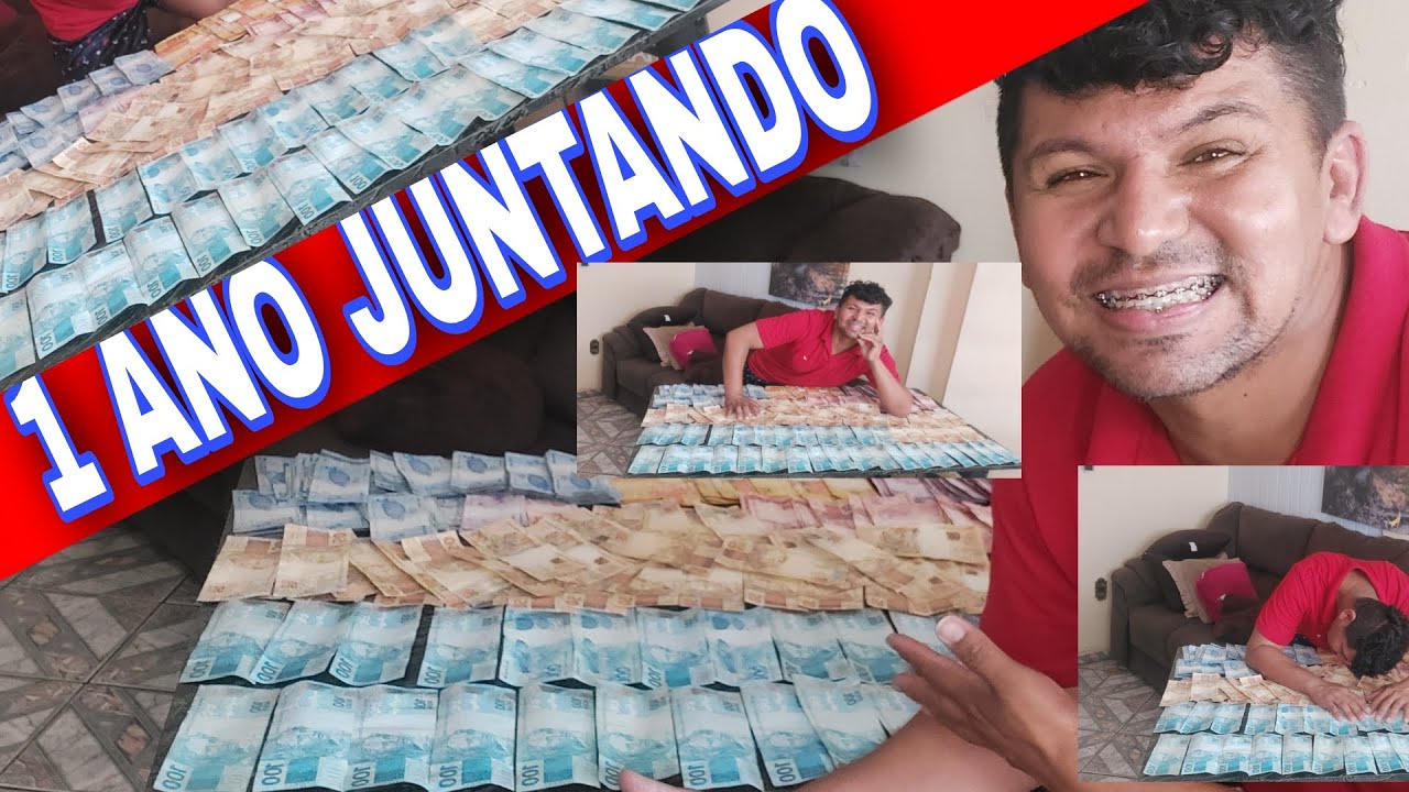 ABRI MEU COFRE DEPOIS DE 1 ANO JUNTANDO DINHEIRO LEVEI UM SUSTO 😱