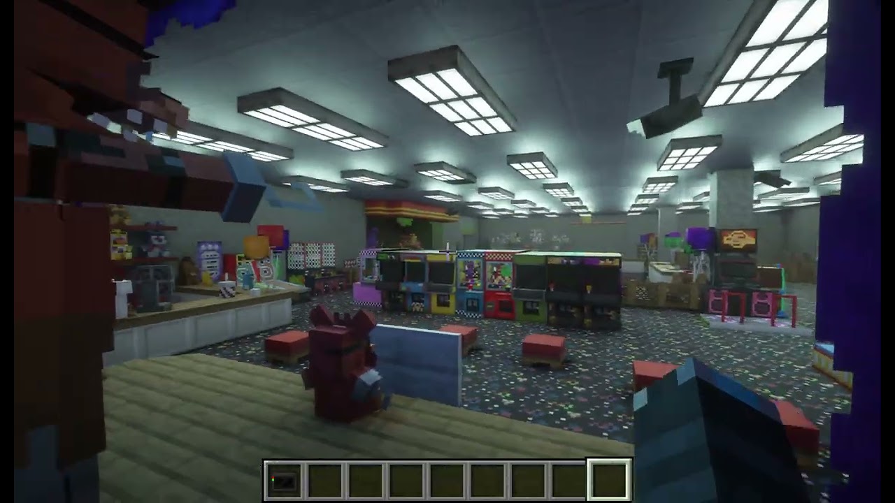 Custom Minecraft FNAF Map Walkthrough