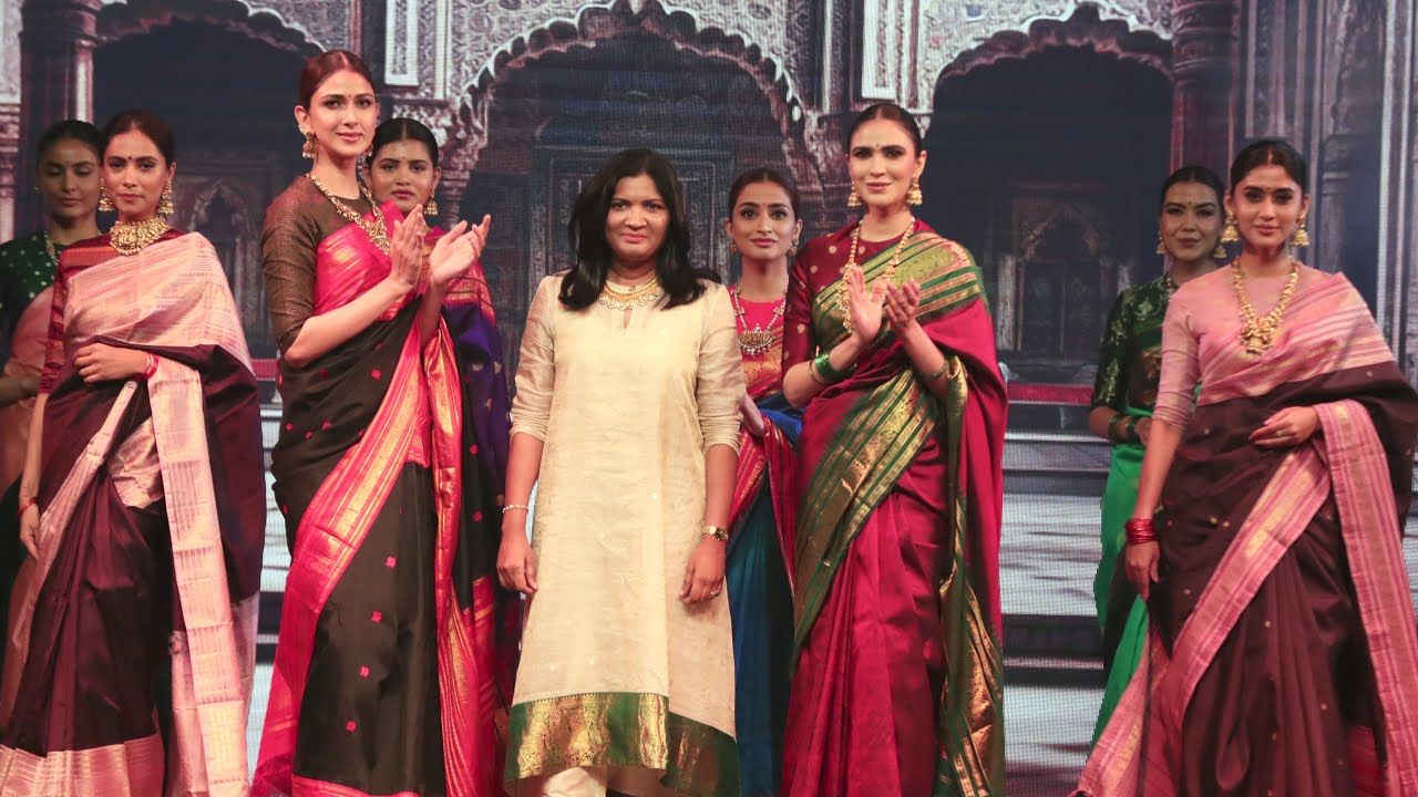 Adhvaria Silks | Kamakshi Collection- 2024 | Hyderabad Times Fashion Week #kanjivaramsaree #saree
