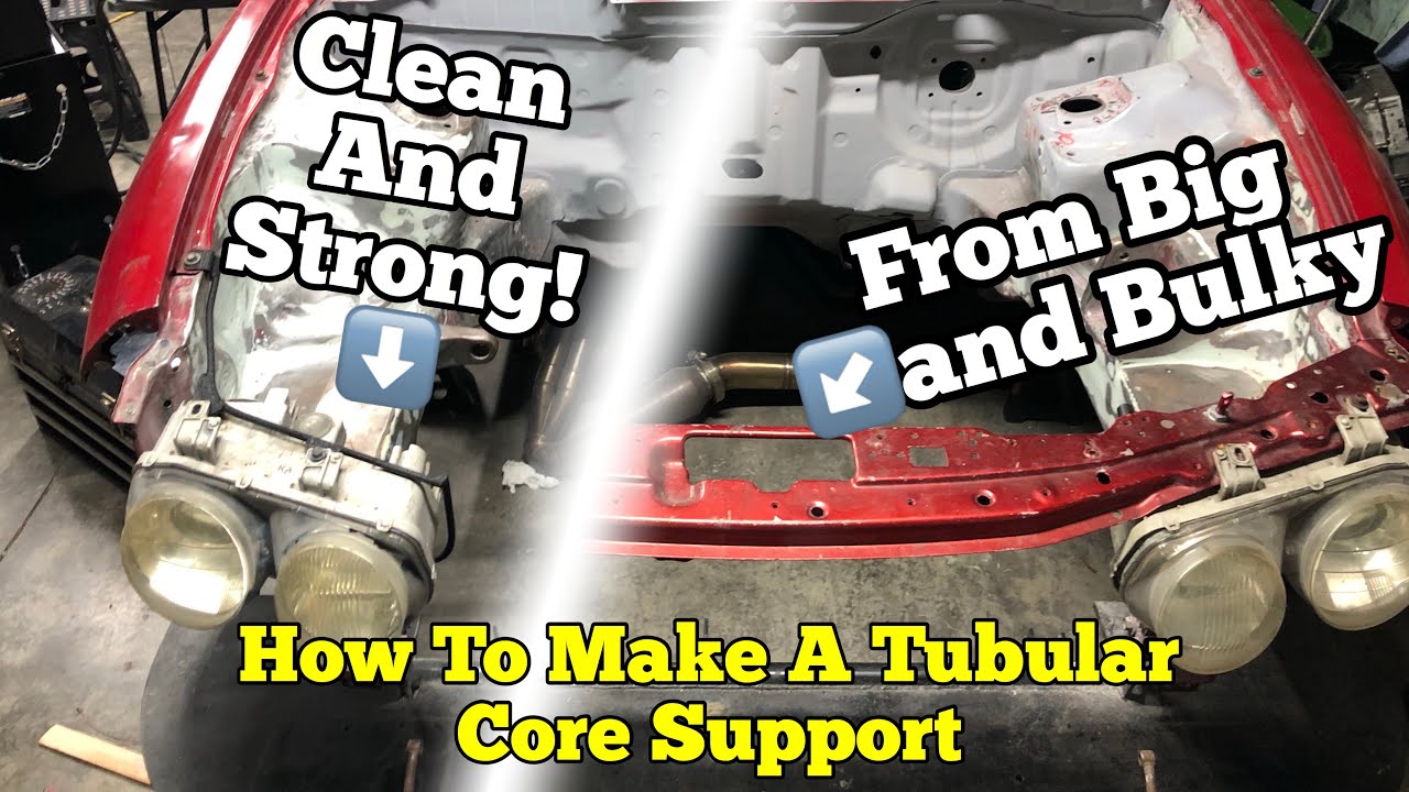 Step by Step Tubular Headlight/Radiator Core Support! (Simple At Home Method)