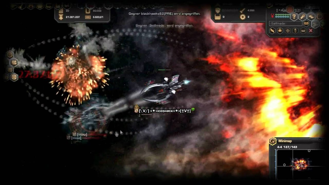 DarkOrbit De ice + Cube @ Spaceball ;D