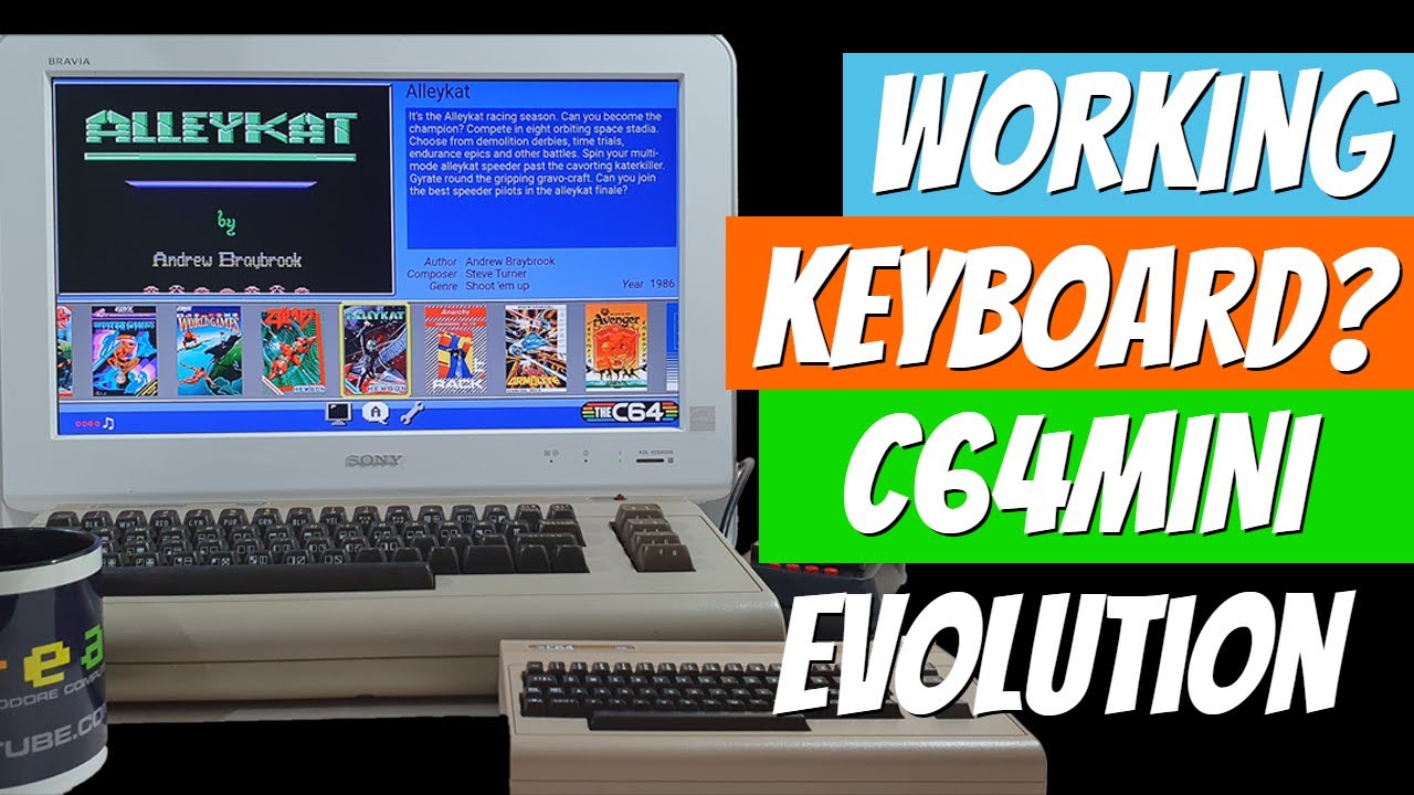 HOW TO MAKE THEC64 MINI INTO A THEC64 WITH WORKING KEYBOARD?