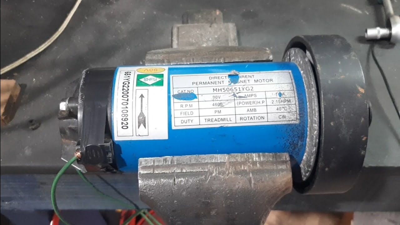 Montagem motor de esteira