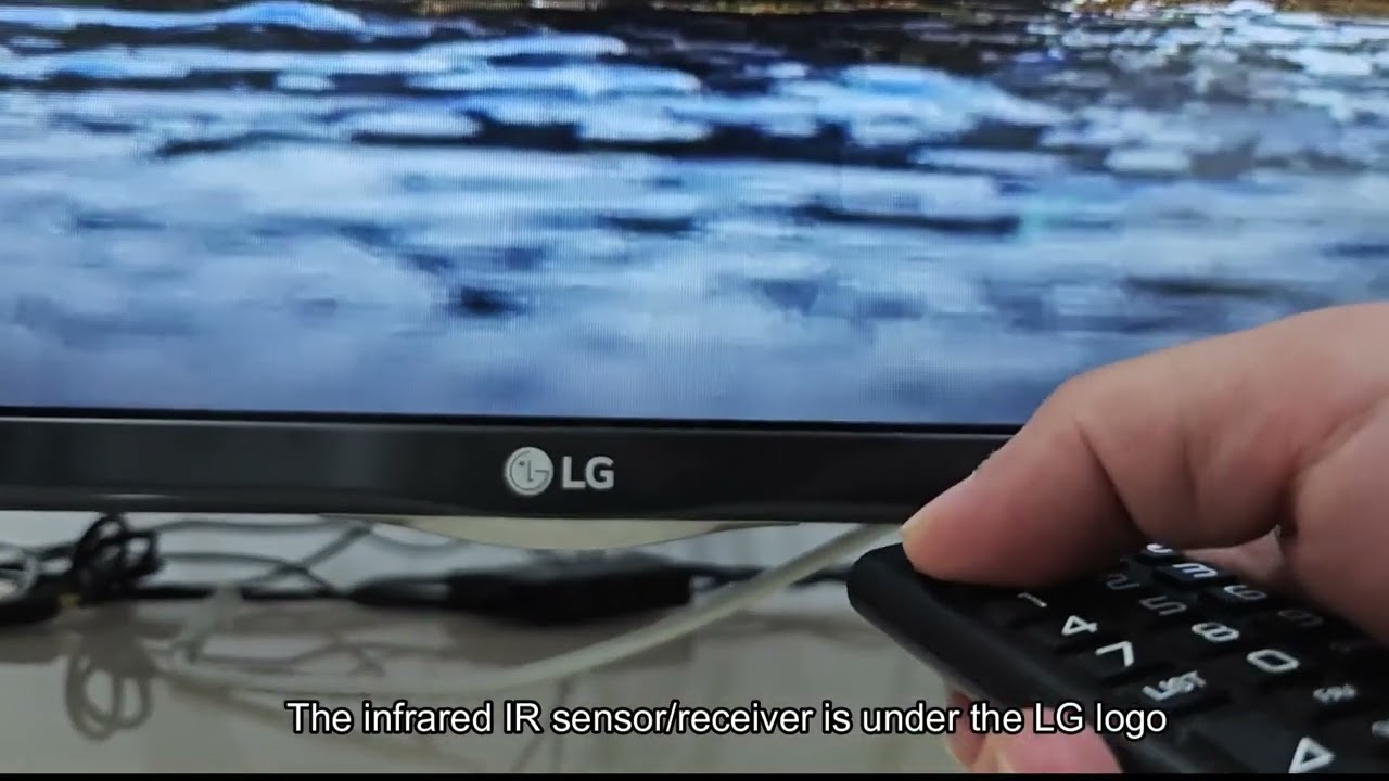 How to Locate the Infrared Sensor (IR) on LG TV