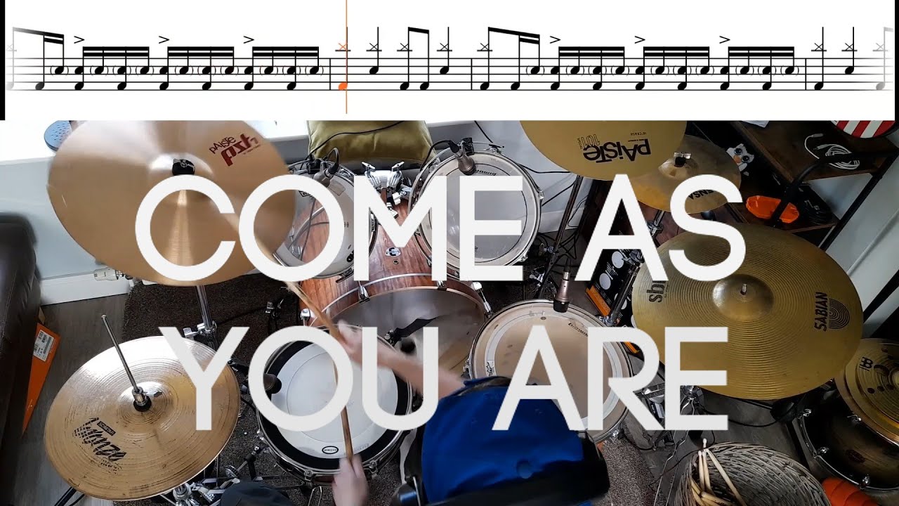 Nirvana - Come As You Are - Drum Cover With TABS