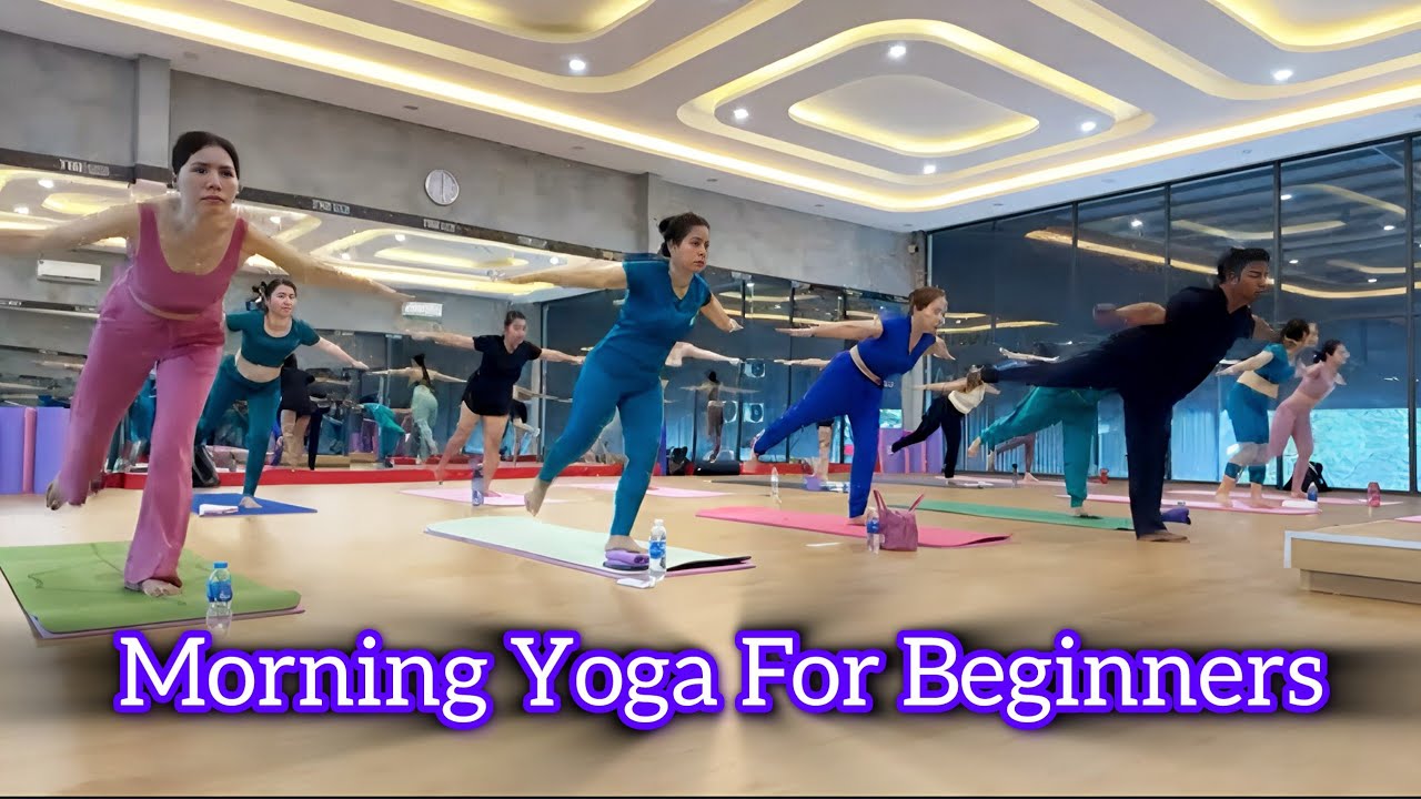 60 Minutes Morning Yoga For Beginners Whole Body Weight Loss #weightloss #morningyoga #yogasouvik