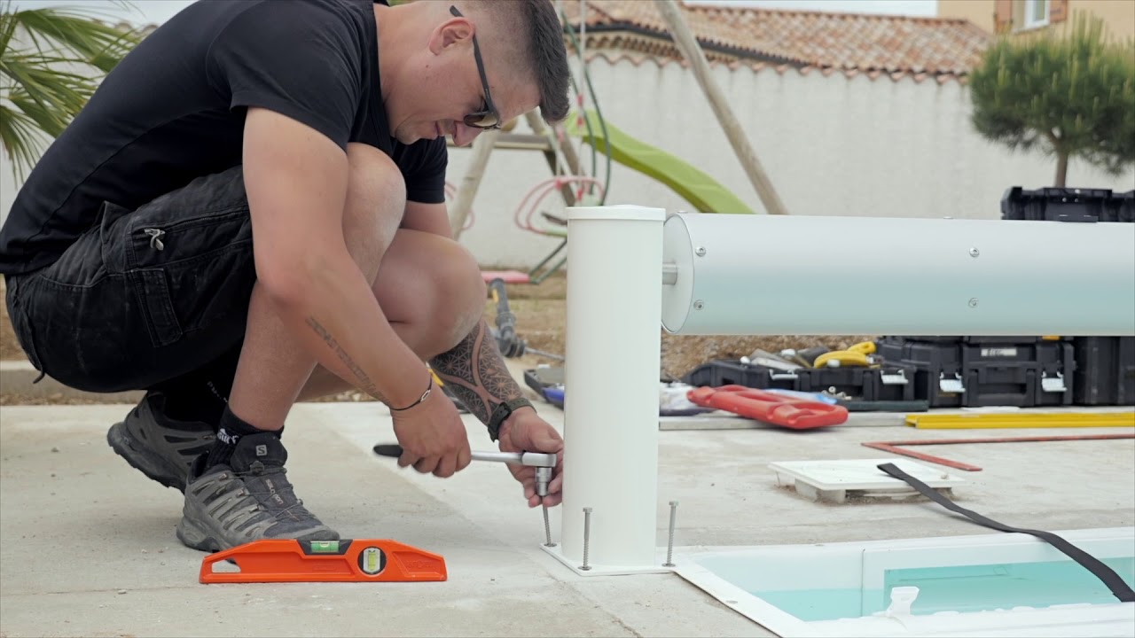 APF - Comment installer sur votre piscine une couverture automatique Hors Sol comme un pro ?