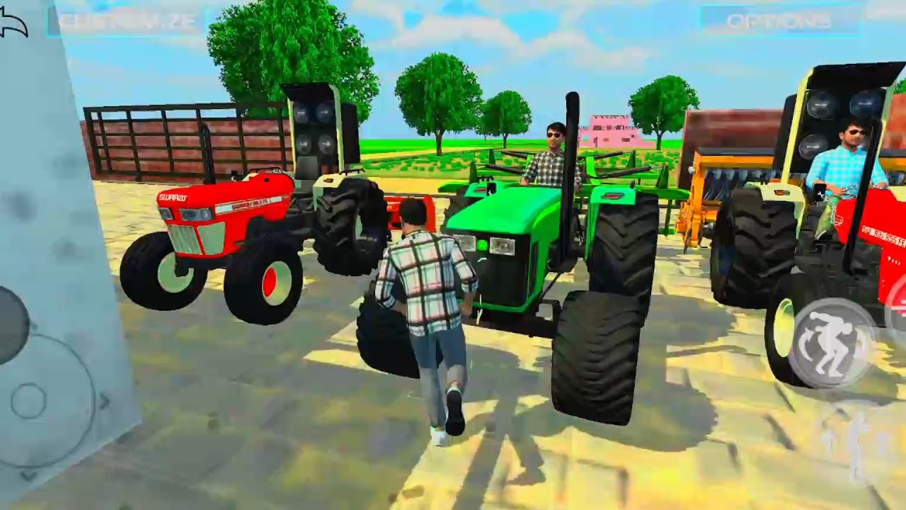 Swaraj John dear hal testing indian vehicles simulator 3D game #yt #youtube #tractor #thar #video 