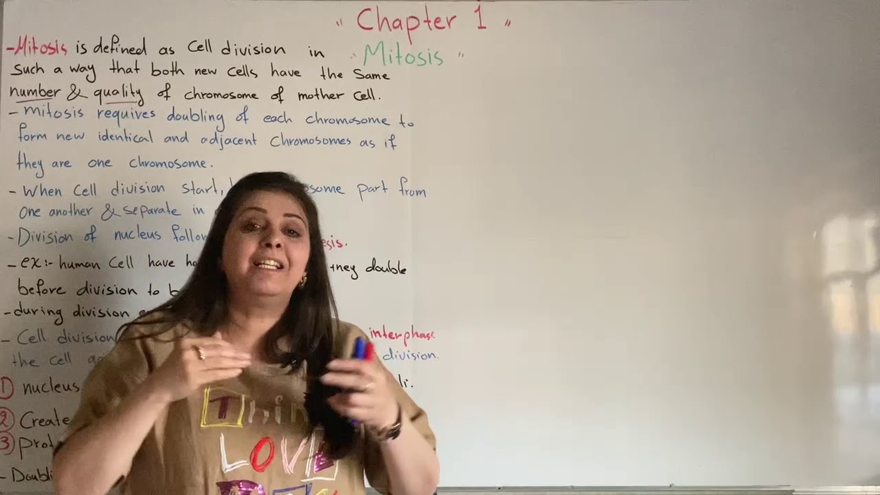 Mitosis نادية النعيمي/الاحياء/االسادس الاعدادي/مدارس المتميزين/الفصل الاول