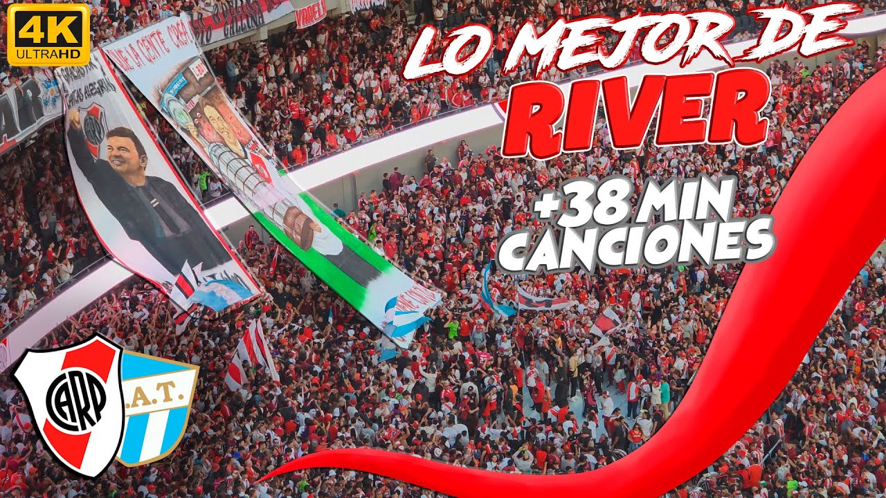 🔥 El MEJOR mix de canciones de River vs Atlético Tucumán (38 min) ◻️🔴⚪