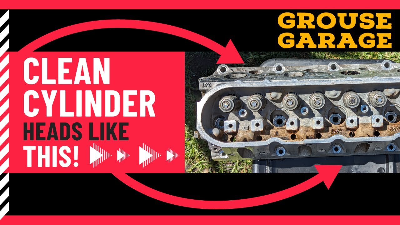 How To Clean LS1 Cylinder Heads - The GROUSE GARAGE Way!