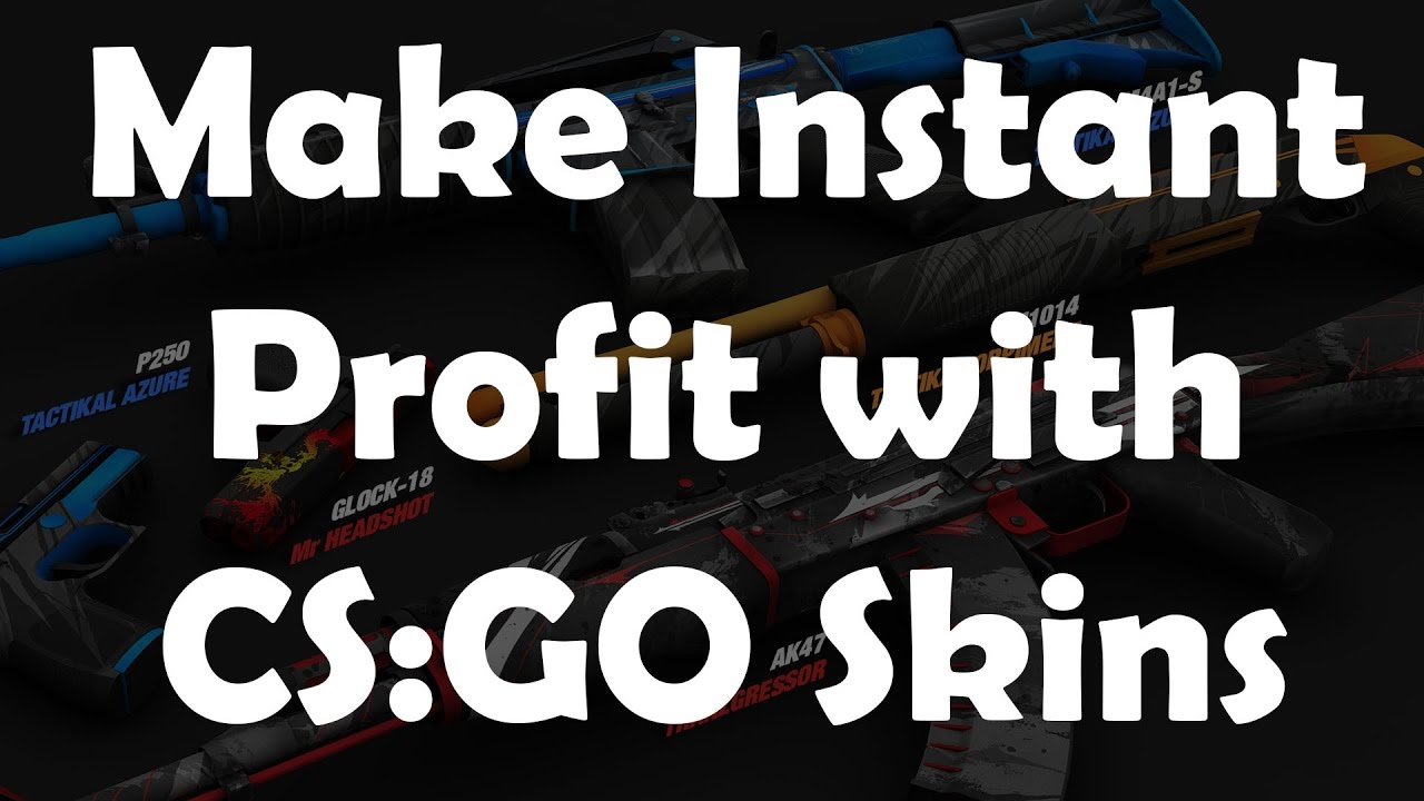 How to make Instant Profit from CS:GO Skins. CS:GO Skins Profit Tradebot Method, Free Skins Profit