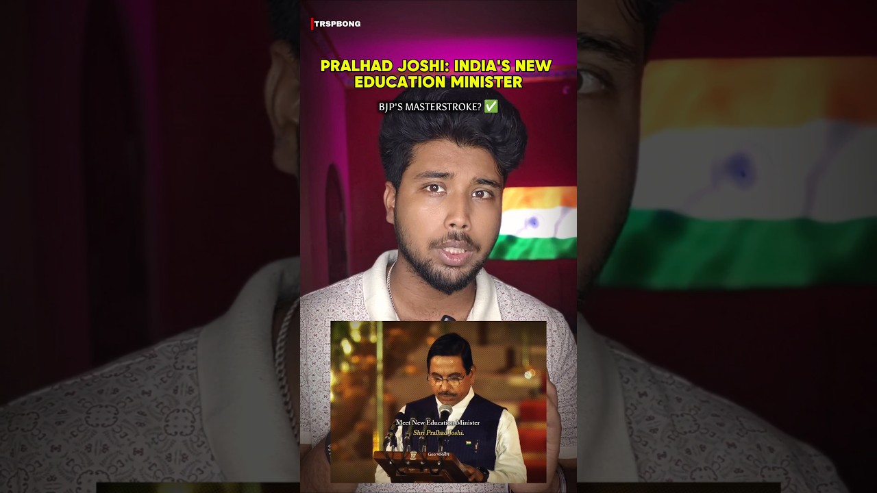 Pralhad Joshi Becomes India's New Education Minister | BJP's Political Masterstroke?