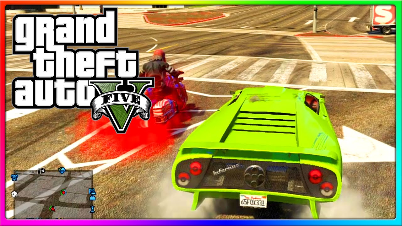 GTA 5 Online - EPIC Drag Race, SideArms vs G18 in Helicopters, and other Funny Moments! (GTA Online)