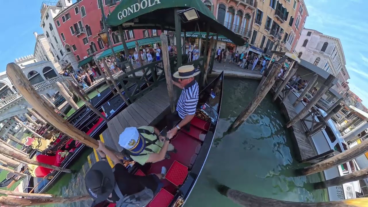 Venice Walking Tour and Gondola Ride. September 2025. Insta360X5. 4K