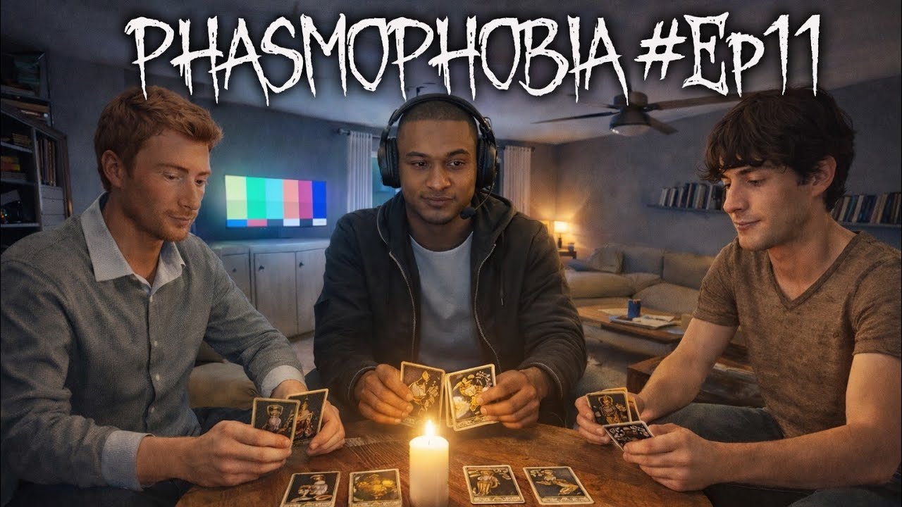 Phasmophobia #Ep11 The Tarot Card Roulette Chaos (Live)