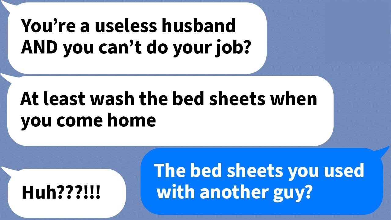 【Apple】 Wife lets a guy in our house while I was at work and make me clean the bed sheets they used.
