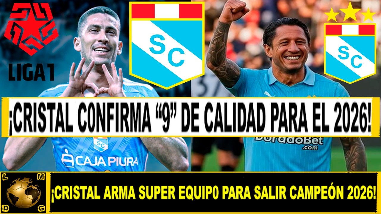 ¡EQUIPAZO 2026! SPORTING CRISTAL SORPRENDE A TODOS CON NUEVO DELANTERO 2026 PARA SALIR CAMPEÓN