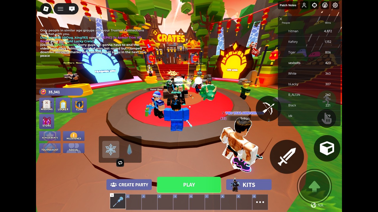 bedwars gameplay