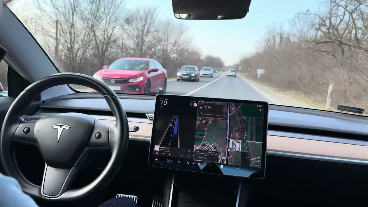 Tesla FSD HW3 in Hungary - Teszt, hibák és sajátosságok összefoglalása önvezetés közben