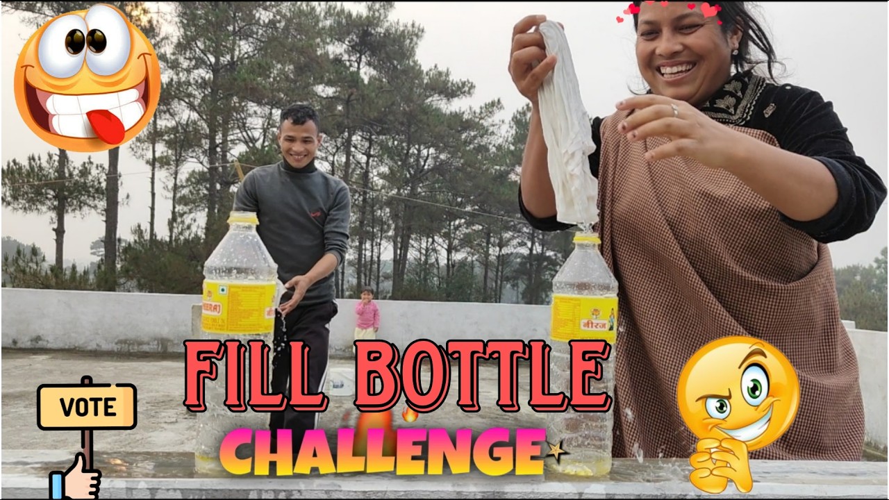 Fill Bottle Chalenge pyndap Um Pyllah