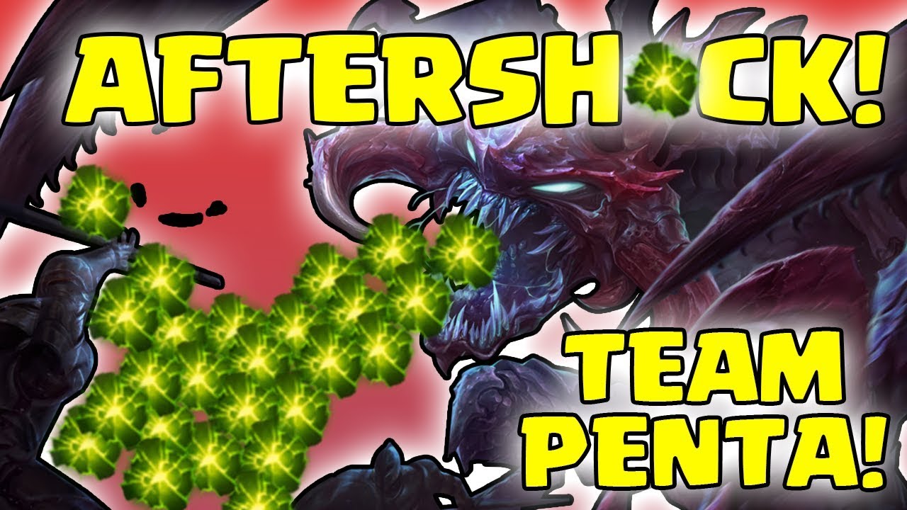 CHO&rsquo;GATH JUNGLE AFTERSHOCK + TEAM PENTA! - Preseason 8 Season 8 s8 Patch 7.22 Gameplay w/ Commentary