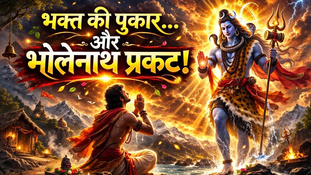 जब भक्त ने पुकारा… भोलेनाथ खुद आ गए! 🙏 | भोले चुपचाप सुन ले मेरी बात | दिल छू लेने वाला शिव भजन 2026