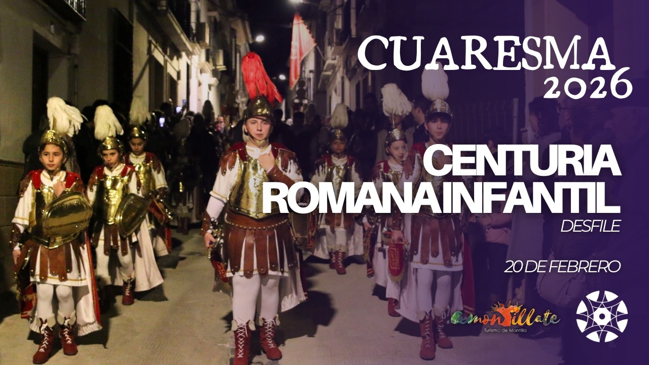 DESFILE de la Centuria Romana INFANTIL de Montilla - 2026