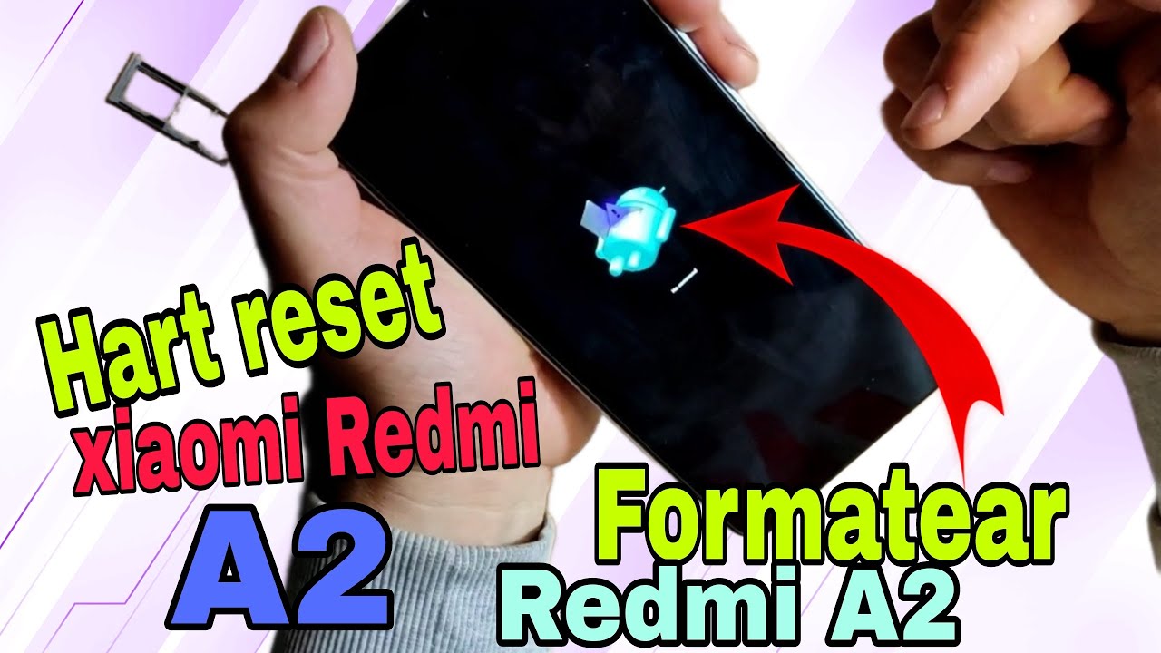 Como formatear xiaomi Redmi A2 / Hart reset Redmi A2 / Resetear Redmi a2