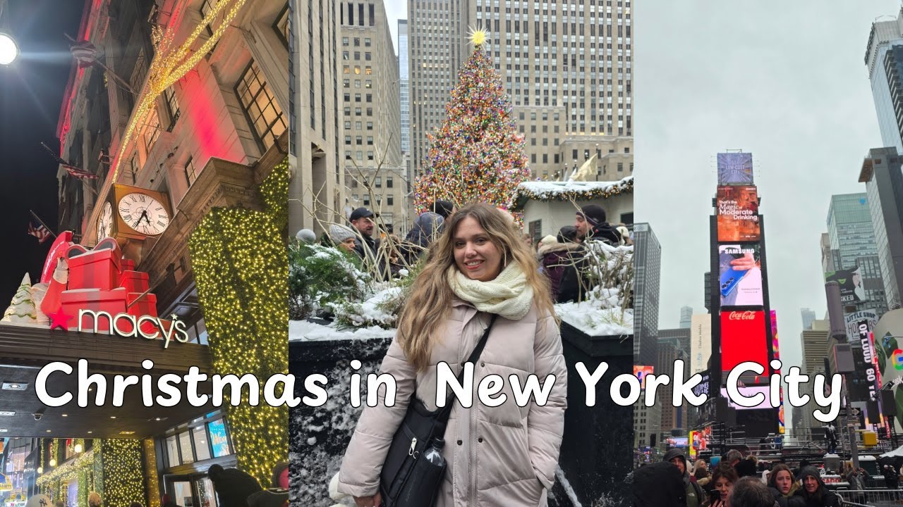 Christmas in NYC vlog: Times Square & Macy's on 34th Street!